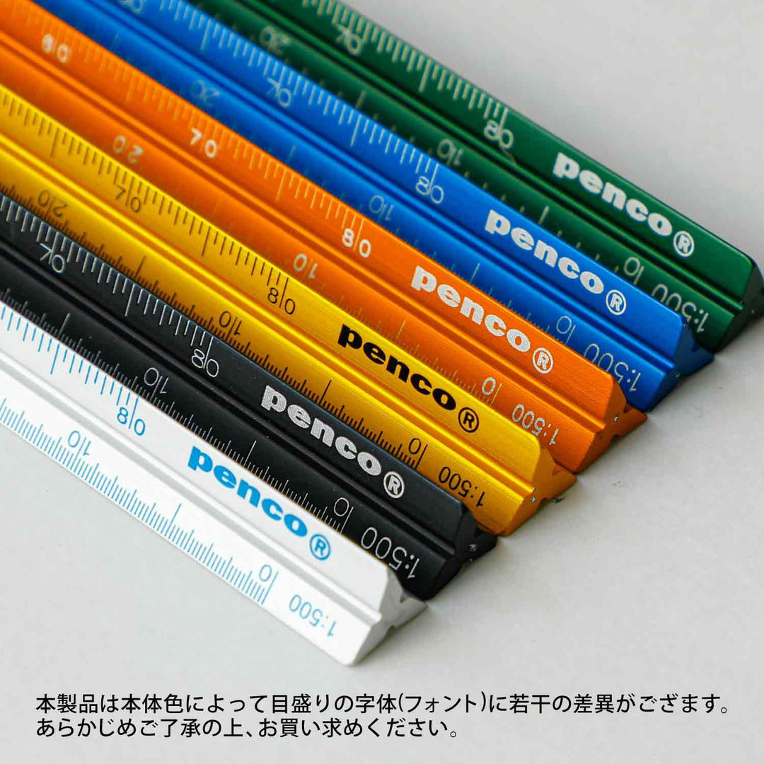 Penco Drafting Scale Ruler aluminum triangular scale tool.