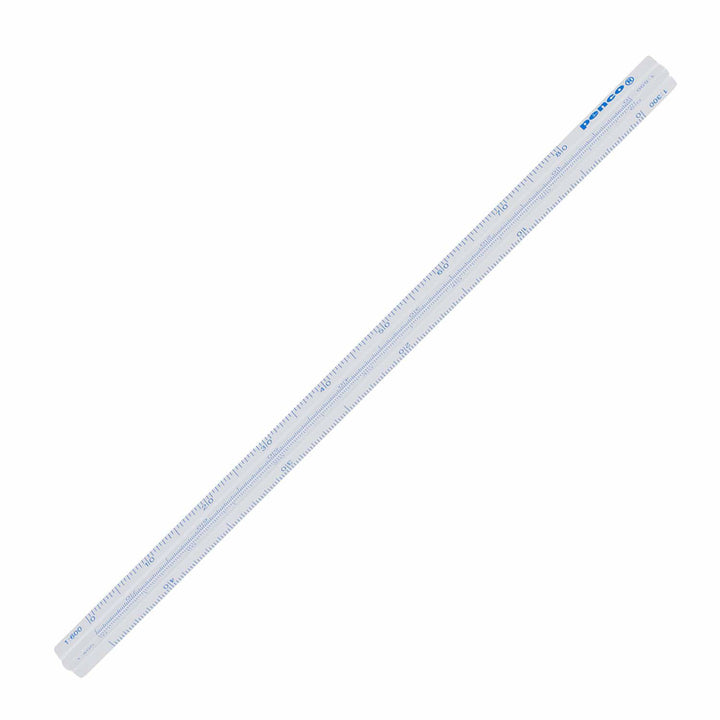 Penco Drafting Scale Ruler in Silver — Hightide ruler — precision measuring tool for writing and design, at Cityluxe Singapore