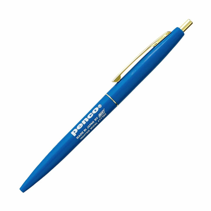 Penco Knock Ballpoint Pen in Light Blue — Hightide ballpoint pen — reliable smooth-writing everyday pen, at Cityluxe Singapore