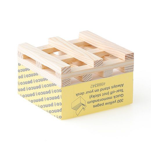 Penco Memo Block on Pallet C - Gray — side view