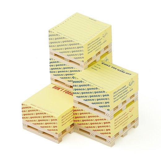 Penco Memo Block on Pallet C - Gray — with packaging