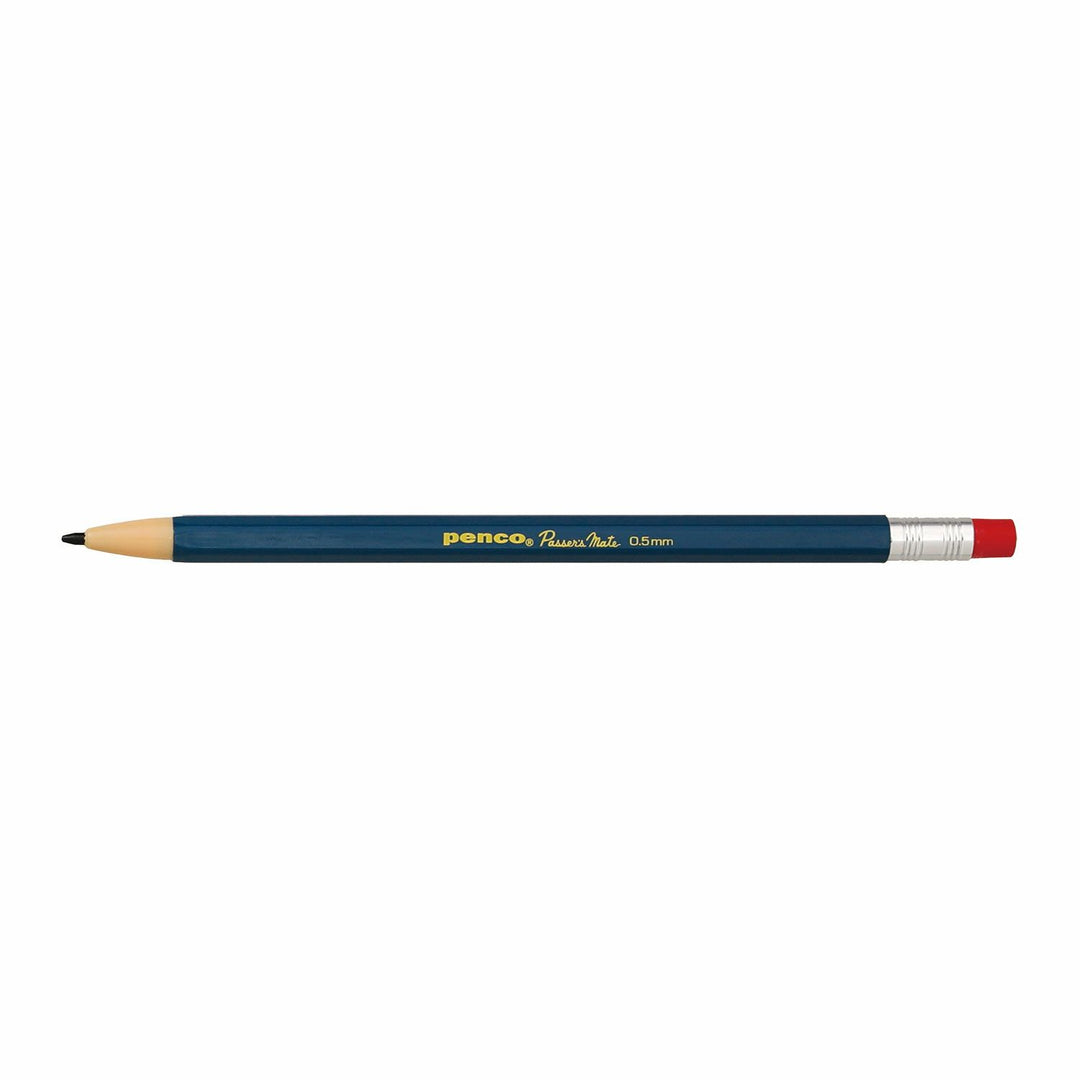 Penco Passers Mate Mechanical Pen Navy blue retro-style 0.5mm mechanical pencil.