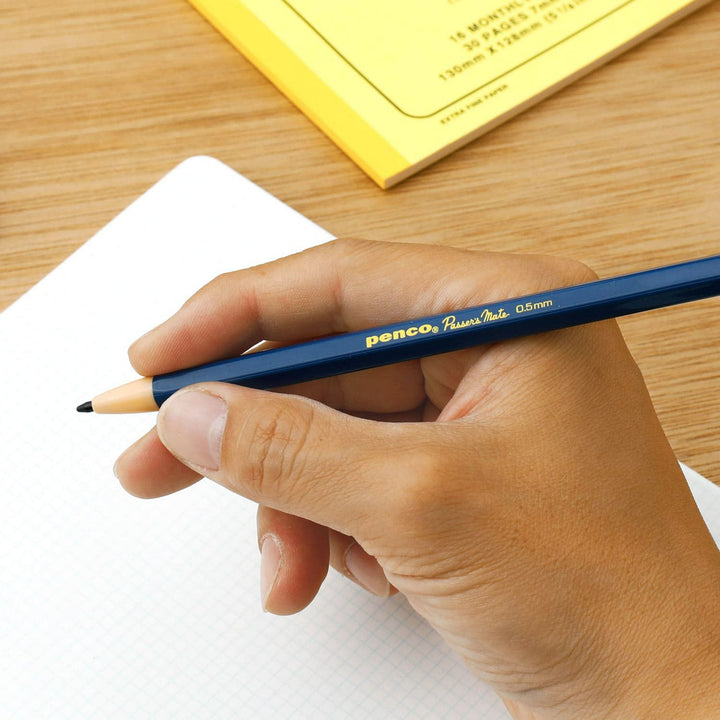 Penco Passers Mate Mechanical Pen Navy blue retro-style 0.5mm mechanical pencil.