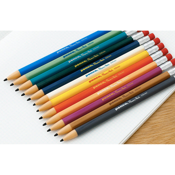 Penco Passers Mate Mechanical Pen - Red Orange – feature detail