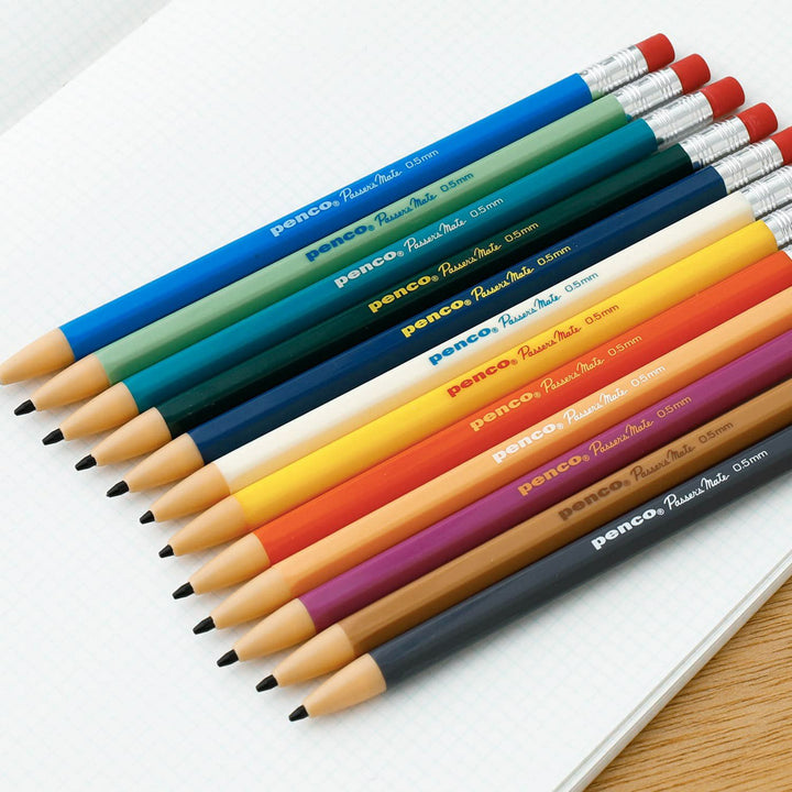 Penco Passers Mate Mechanical Pen retro mechanical pencil with eraser cap.