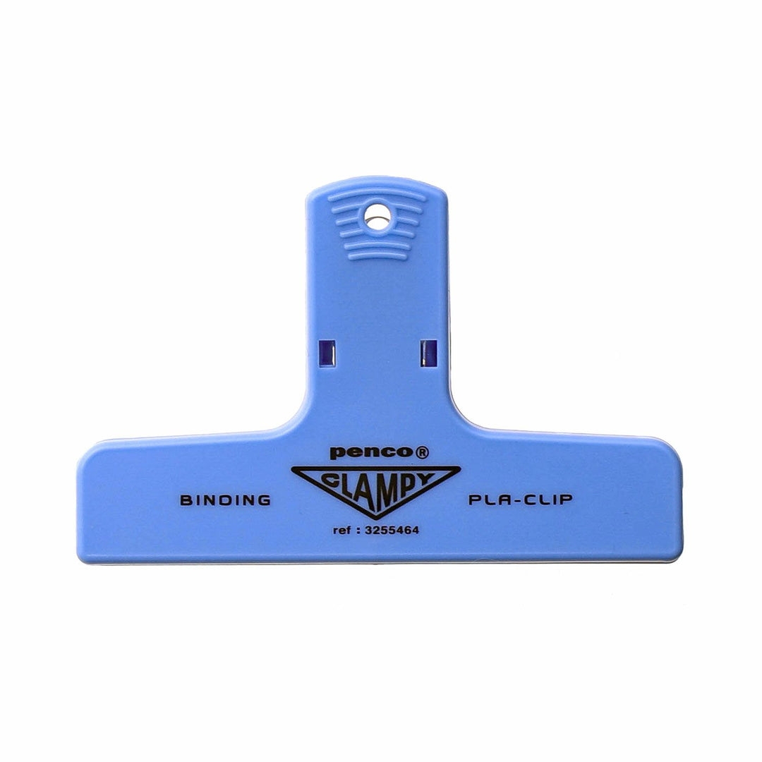 Penco Plastic Clampy Pla-Clip Blue Binder Clip
