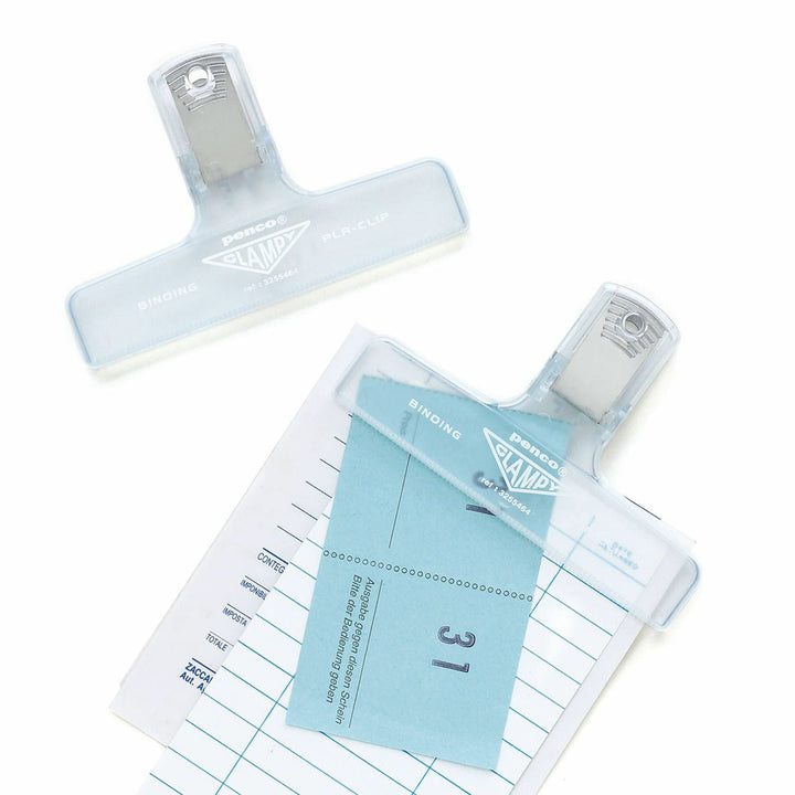Penco Plastic Clampy Pla-Clip Clear binder clip
