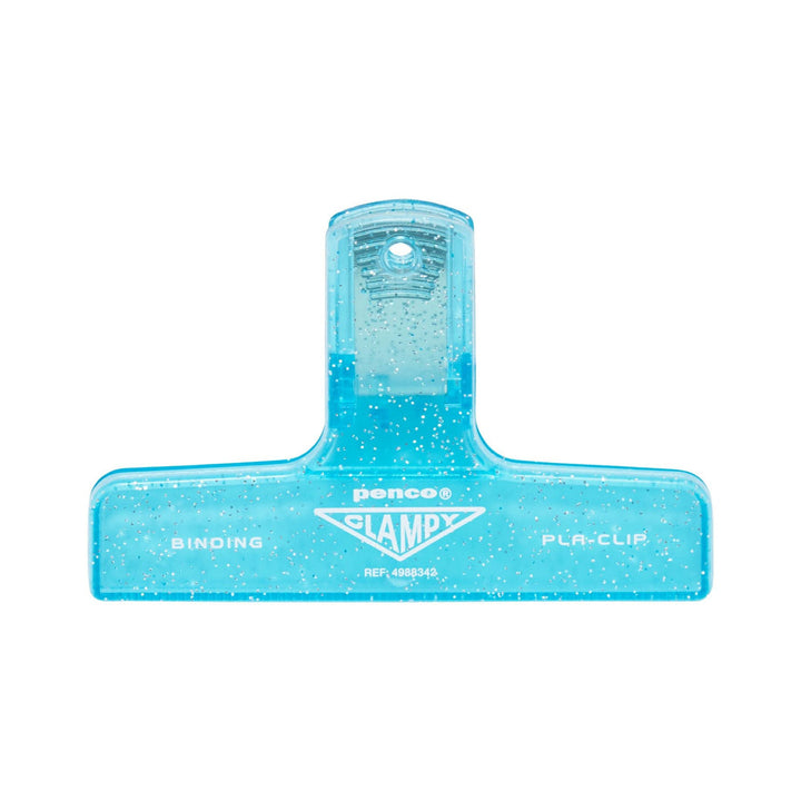 Penco Plastic Clampy Pla-Clip - Glitter Light Blue – colour view