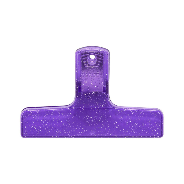 Penco Plastic Clampy Pla-Clip - Glitter Purple – colour view