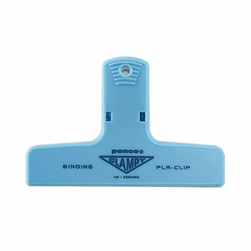 Penco Plastic Clampy Pla-Clip Light Blue binder clip