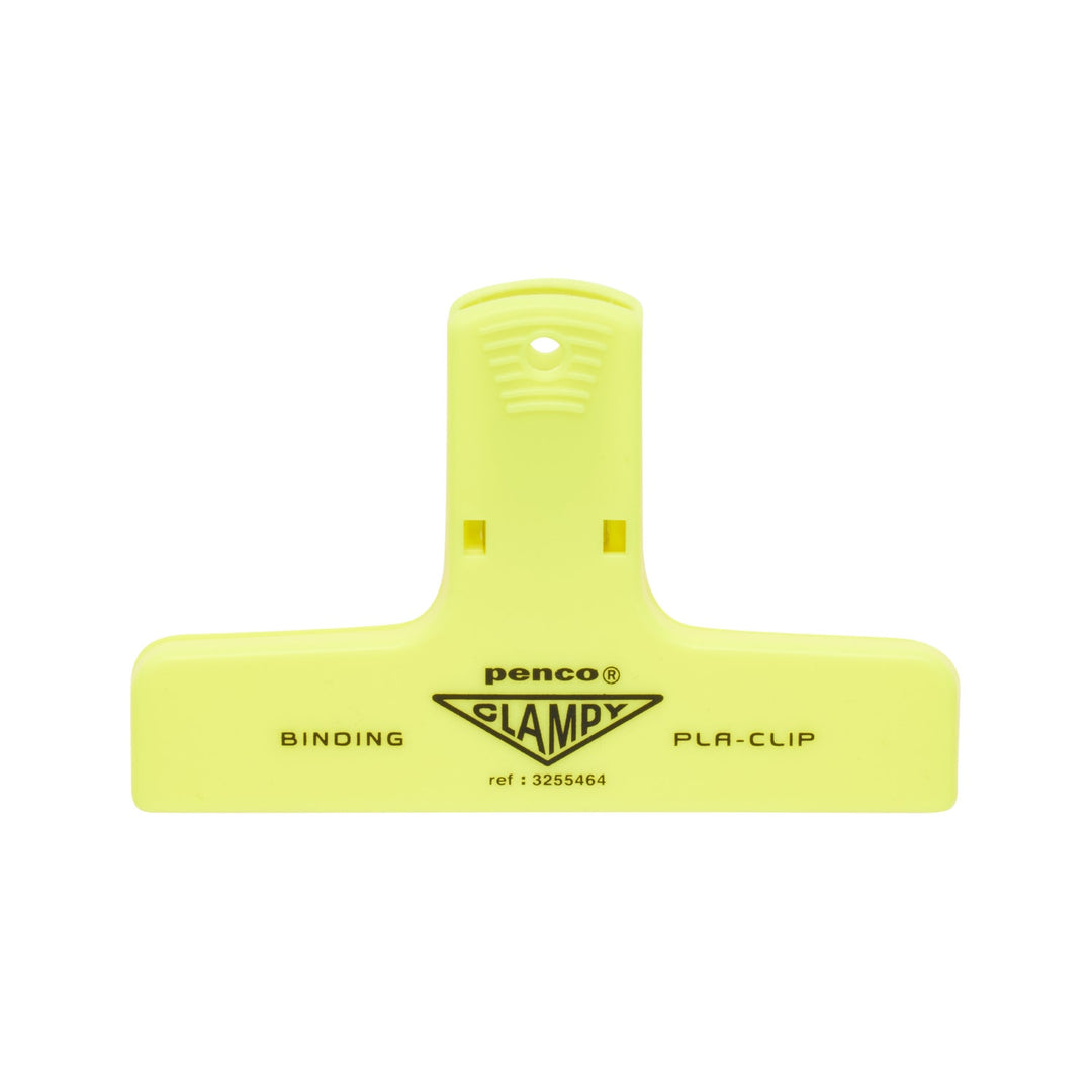 Penco Plastic Clampy Pla-Clip - Neon Yellow – colour view