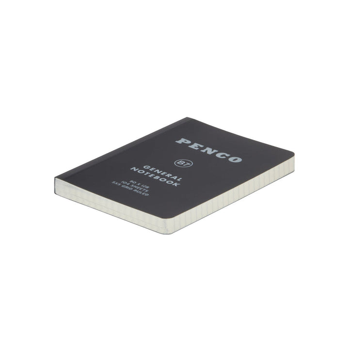 Penco Soft PP Notebook B7 Grid - Black – detail view
