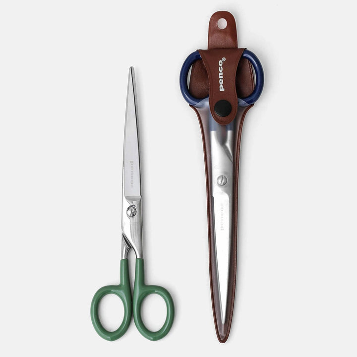 Penco Stainless Steel Scissors Large - Green — side view