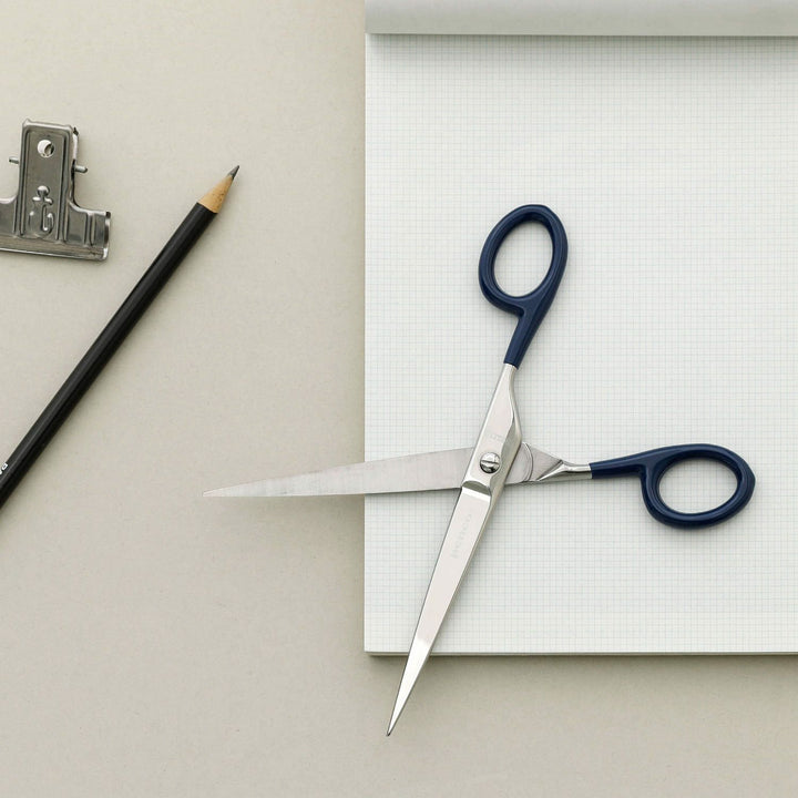 Penco Stainless Steel Scissors Large – Navy with matching snap PVC case.