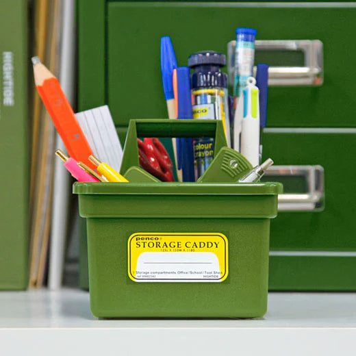 Penco Storage Caddy S in Green — Hightide storage caddy — premium stationery and lifestyle, at Cityluxe Singapore