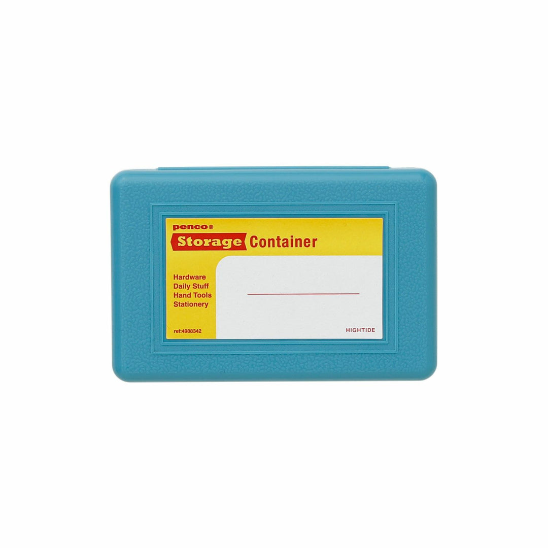 Penco Storage Container Double-Sided Light Blue with dual compartments and smooth finish.