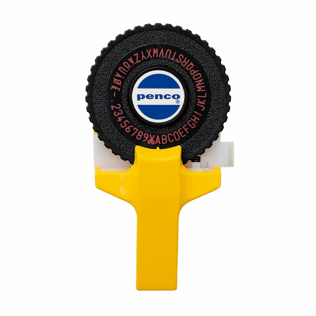 Penco Tape Writer – Yellow label maker by Hightide with retro design and black embossed tape.