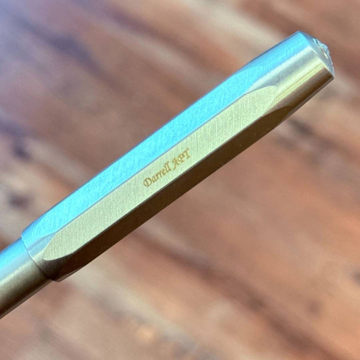 Personalized Name Engraving On Kaweco Steel Sport Gel Roller Pen