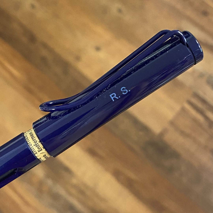 Personalized Name Engraving On LAMY Safari Fountain Pen - Dark Dusk