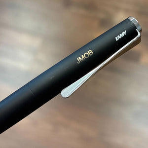 Personalized Name Engraving On Lamy Studio Rollerball Pen Black