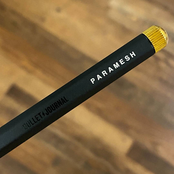 将图片加载到图库查看器，Personalized Name Engraving On Leuchtturm1917 Bullet Journal Edition Drehgriffel Nr.1 Gel Pen - Black Matte
