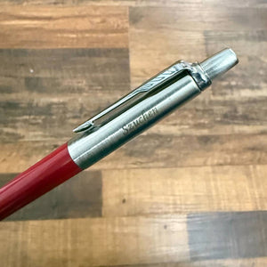 Personalized Name Engraving On Parker Jotter Special Red Ballpoint Pen