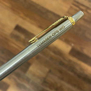 Personalized Name Engraving On Parker Jotter Stainless Steel GT Ballpoint Pen