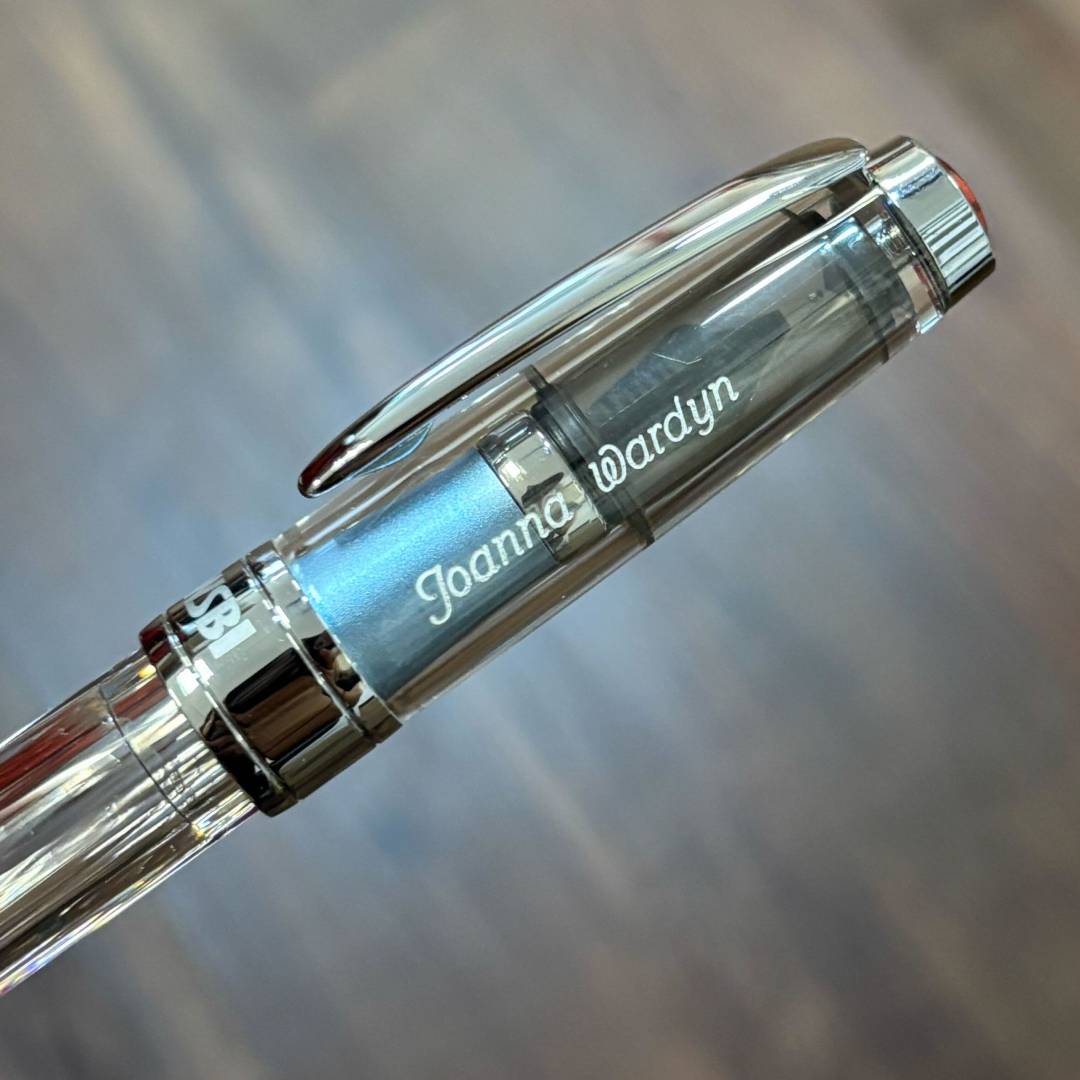 Personalized Name Engraving On TWSBI Diamond 580 AL Fountain Pen Iceberg - Medium