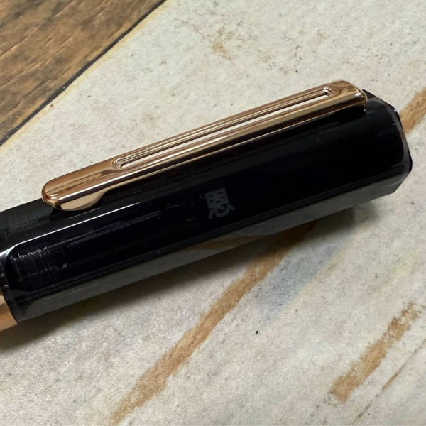 이미지를 갤러리 뷰어에 로드 , Personalized Name Engraving On TWSBI ECO Fountain Pen - Smoke with Rose Gold Trim
