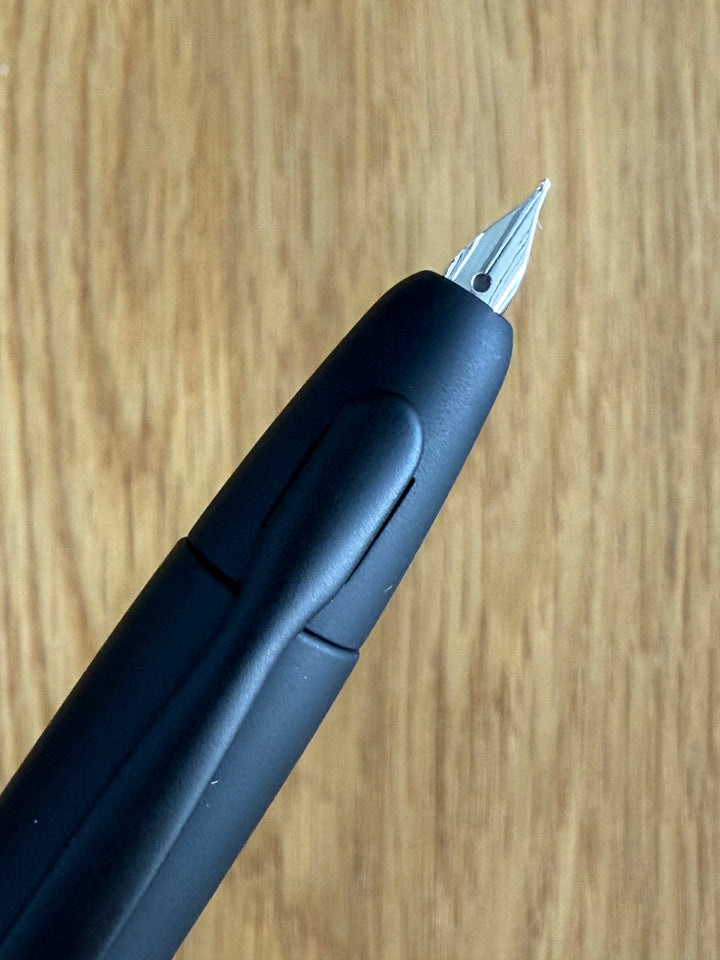 Pilot Capless Fountain Pen - Matte Black — flat lay