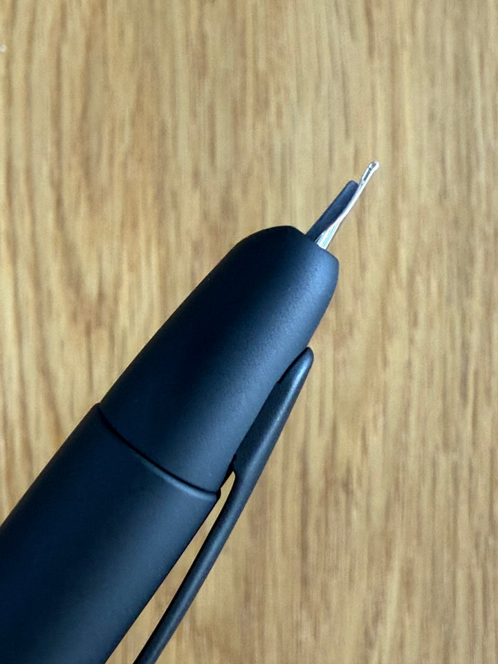 Pilot Capless Fountain Pen - Matte Black — flat lay