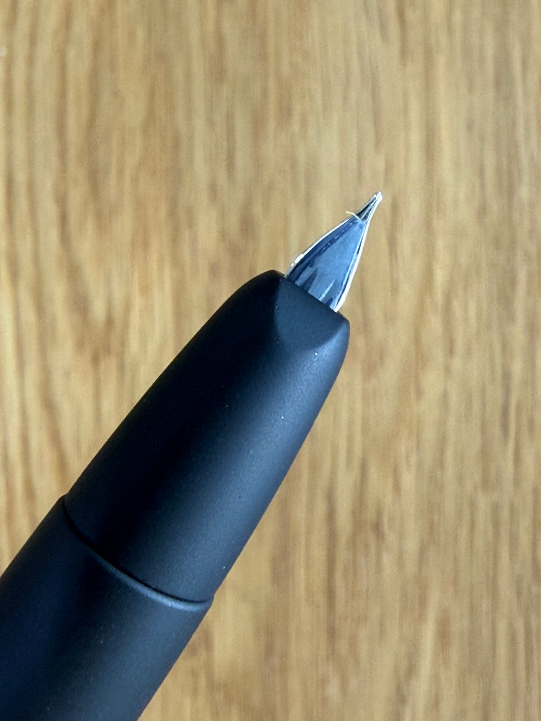 Pilot Capless Fountain Pen - Matte Black — flat lay