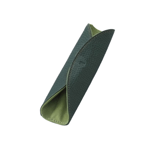 Pilot Chanomegumi tea leather pen sheath in deep green