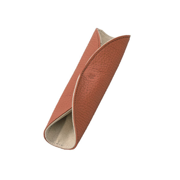 Pilot Chanomegumi tea leather pen sheath in roasted tea brown
