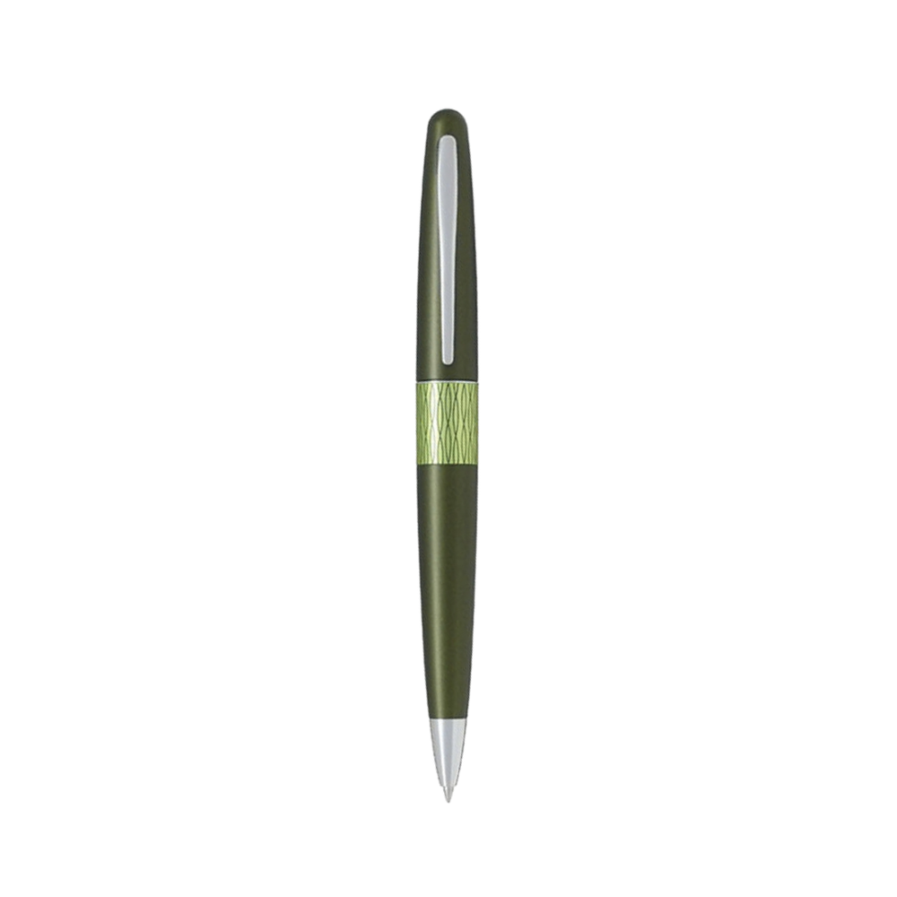 Pilot Cocoon Chanomegumi ballpoint pen in deep green