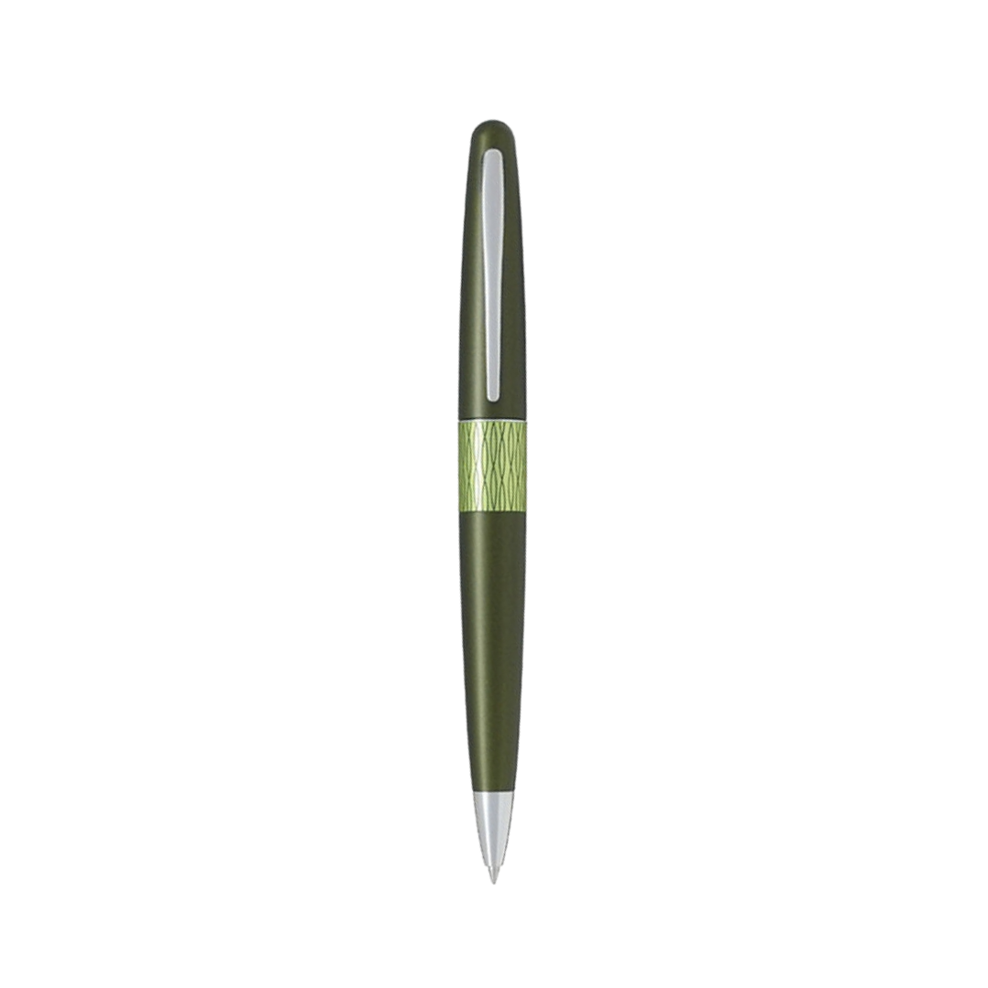 Pilot Cocoon Chanomegumi ballpoint pen in deep green