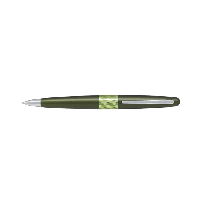 Pilot Cocoon Chanomegumi ballpoint pen in deep green