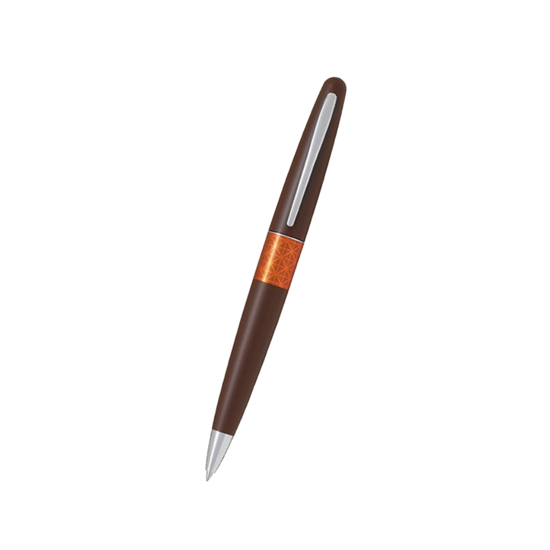 Pilot Cocoon Chanomegumi ballpoint pen in roasted tea brown