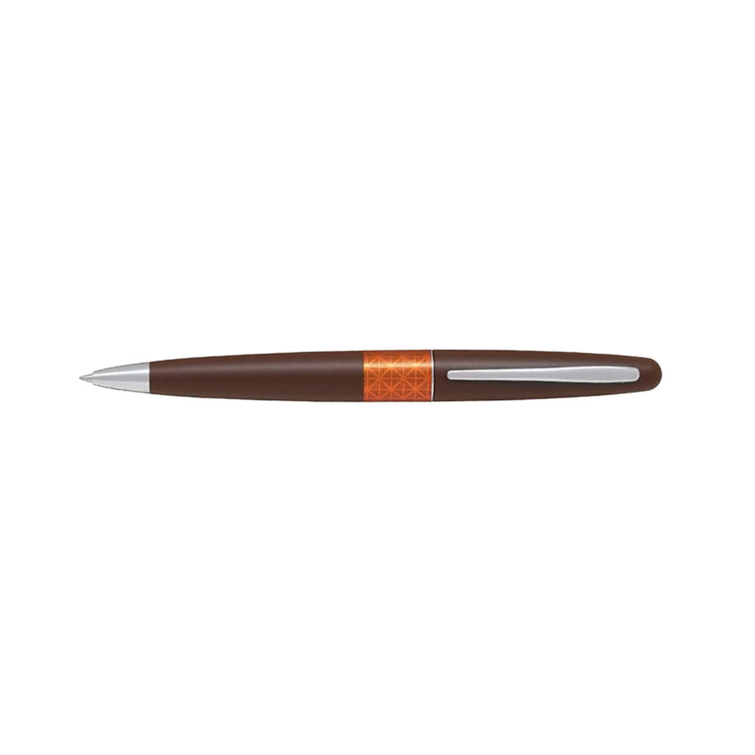 Pilot Cocoon Chanomegumi ballpoint pen in roasted tea brown