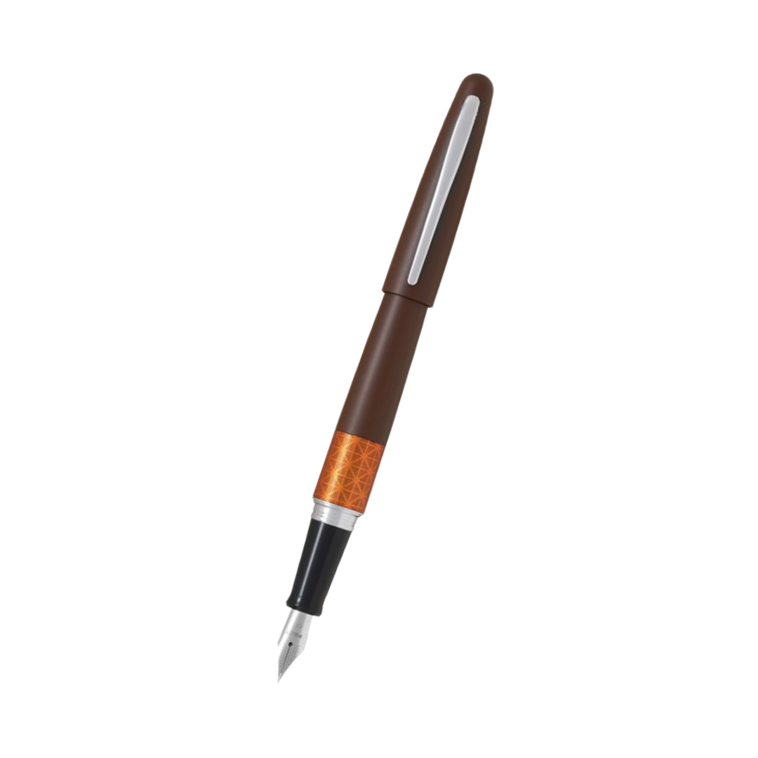 Pilot Cocoon Chanomegumi fountain pen in roasted tea brown