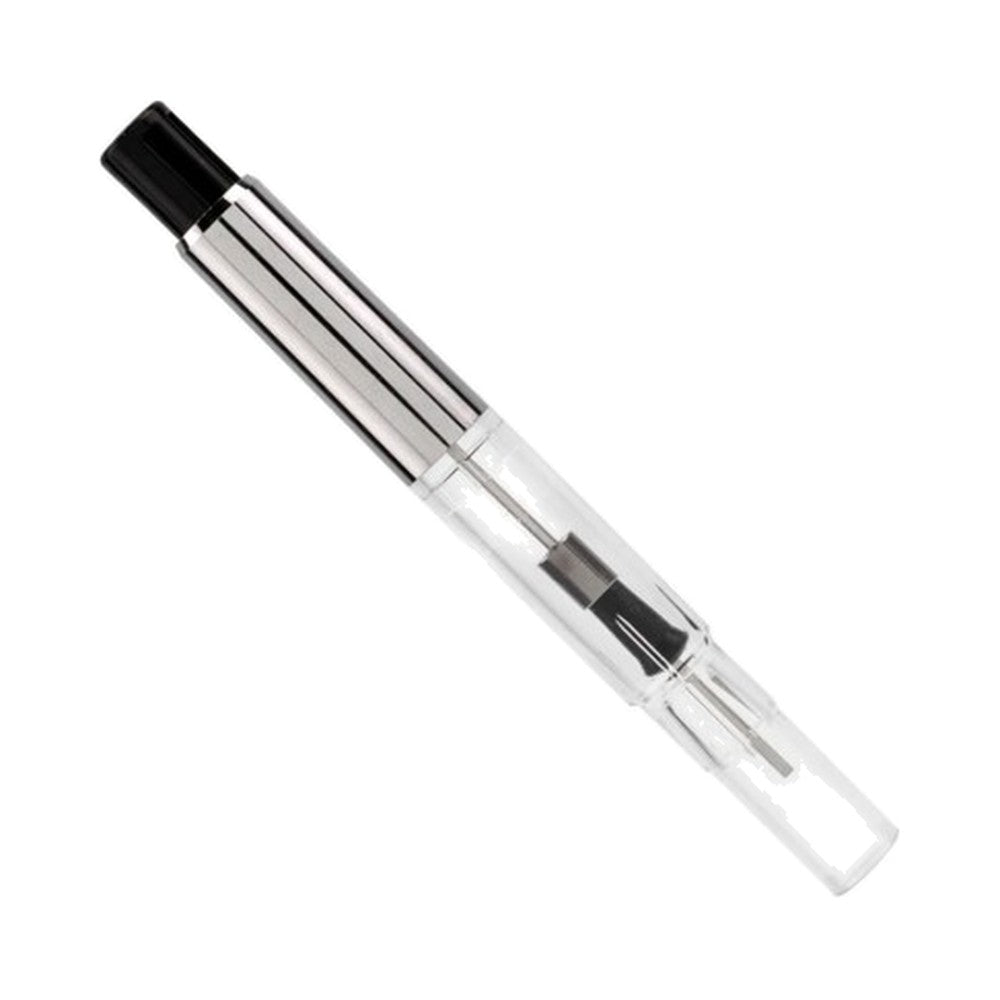 Pilot Converter CON-70 silver with clear ink reservoir and black push button