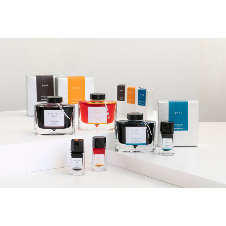 Pilot Iroshizuku 15ml Ink Bottle – range lineup