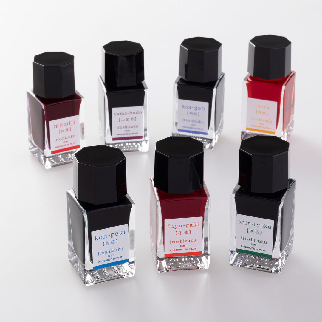 Pilot Iroshizuku 15ml Ink Bottle – range lineup