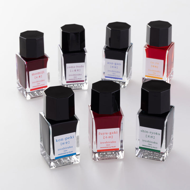 Pilot Iroshizuku 15ml Ink Bottle – range lineup