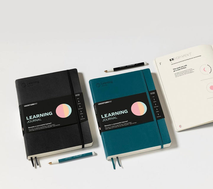Leuchtturm1917 B5 Composition Softcover Learning Journal in Black — Leuchtturm1917 notebook — quality writing journal with premium paper, at Cityluxe Singapore stationery store