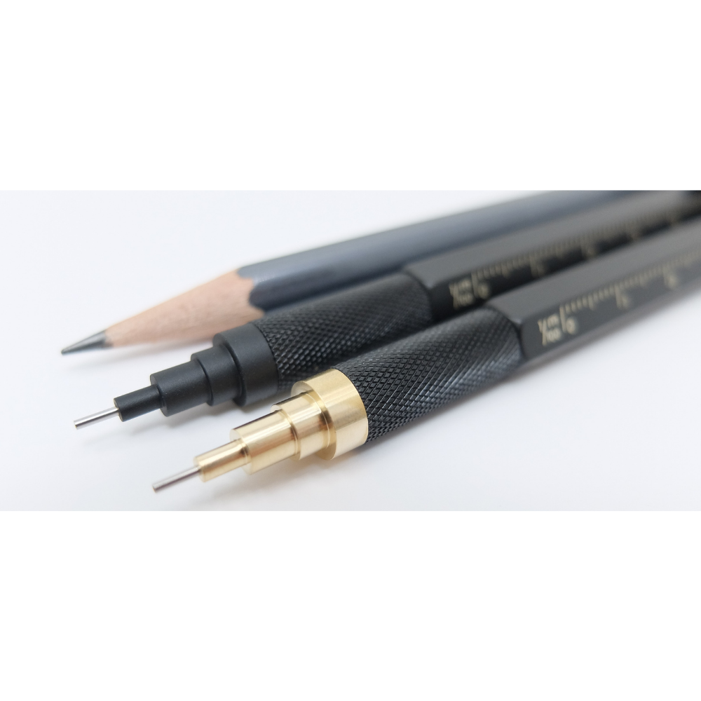 Preco Meister by POINT Draf-tech Mechanical Pencil 0.5mm - Brass — tip detail