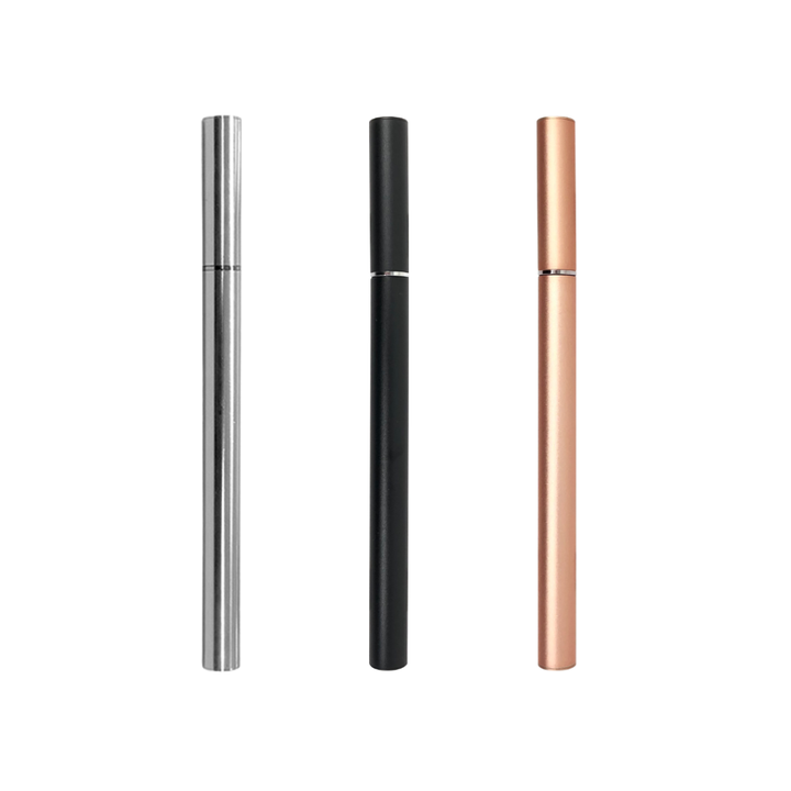 Preco POINT Slim Liner Fountain Pen Set - Silver — nib close-up