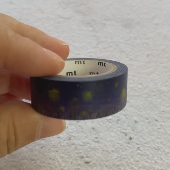 MT Trehari Washi Tape - Fireflies and Summer Scenery (Fab Tracing Paper)