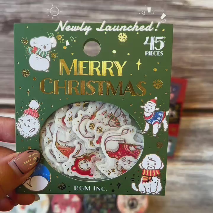 BGM Foil Stamping Christmas Limited Edition Flake Seal - Knitwear