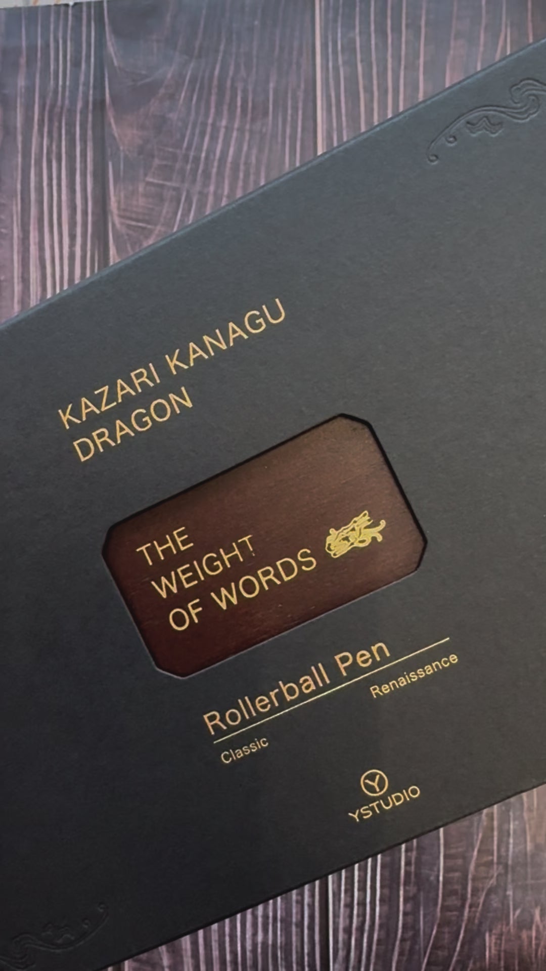 Ystudio Classic Renaissance Kazari Kanagu Rollerball Pen - Dragon [Pre-Order]
